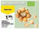 Continente Bom dia Continente bio - cebola biologica promoção