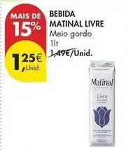 Pingo Doce Matinal - bebida promoção