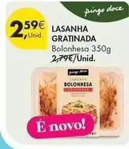 Pingo Doce Pingo doce - lasanha promoção