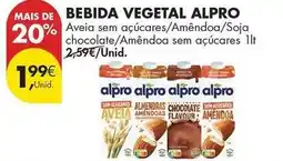 Pingo Doce Alpro - bebida vegetal promoção