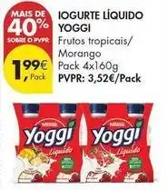 Pingo Doce Yoggi - iogurte liquido promoção