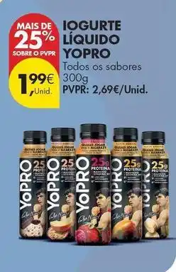 Pingo Doce Yopro - iogurte liquido promoção