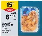 Continente Bom dia Continente - camarão promoção