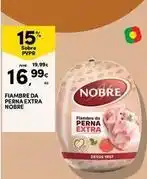 Continente Bom dia Nobre - fiambre da perna extra promoção