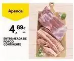 Continente Bom dia Continente - entremeada de porco promoção