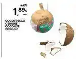 Continente Bom dia Coco fresco genuine coconut promoção