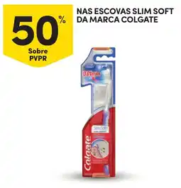 Continente escovas slim soft da marca colgate promoção
