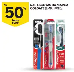 Continente escovas da marca colgate promoção