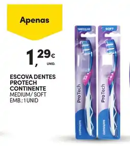 Continente escova dentes protech continente promoção