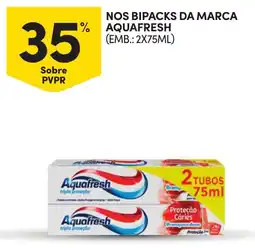 Continente Aquafresh triplo proteção promoção