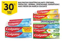 Continente Colgate pastas dentífricas anti-tártaro, fresh gel, herbal, dentagard, sensation e max fresh promoção