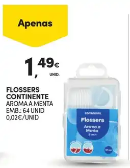 Continente flossers continente aroma a menta promoção