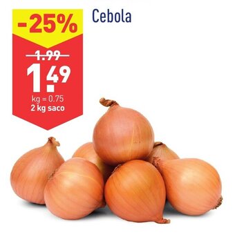 ALDI Cebola 2kg promoção