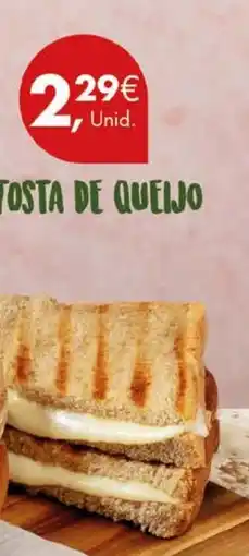Pingo Doce Tosta de queijo promoção