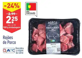 ALDI Rojões de Porco 500g promoção