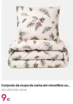 Pepco €co+ - conjunto de roupa de cama em microfibra promoção