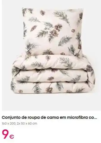 €co+ - conjunto de roupa de cama em microfibra