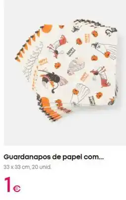 Pepco Guardanapos de papel com promoção