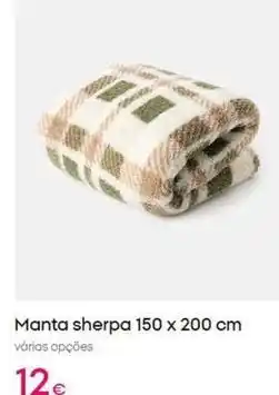 Manta sherpa 150 x 200 cm