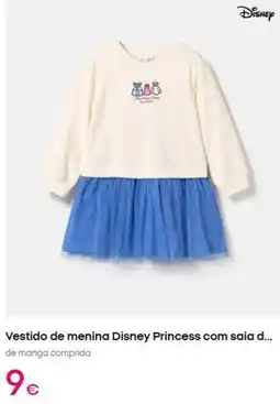 Pepco Disney - vestido de menina princess com saia d promoção