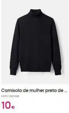 Pepco com - camisola de malher preta de promoção