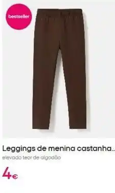 Pepco Leggings de menina castanha promoção