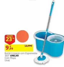 Auchan Balde Limpeza com Espremedor 360° ANILAR promoção