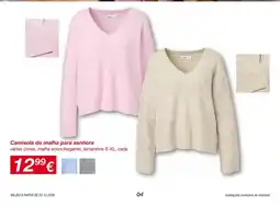 kik Camisola de malha para senhora promoção