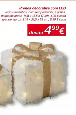 kik Prenda decorativa com LED promoção