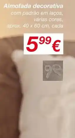 kik Almofada decorativa promoção
