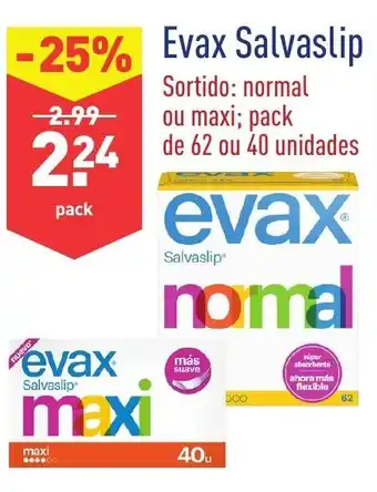 ALDI Evax Salvaslip promoção