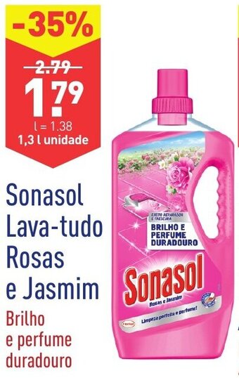 ALDI Sonasol Lava-Tudo Rosas e Jasmin 1,3L promoção