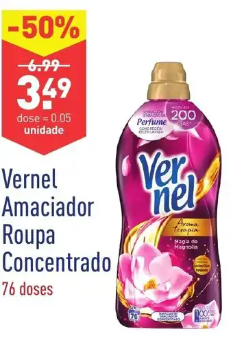 ALDI Vernel Amaciador Roupa Concentrado promoção
