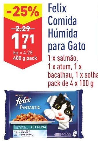 Felix Comida Húmida para Gato 400g