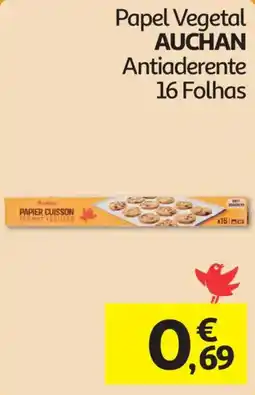 Auchan Papel vegetal auchan promoção