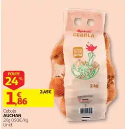 Auchan Cebola Auchan promoção