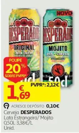 Auchan Cerveja Desperados Lata Estrangeira/Mojito promoção