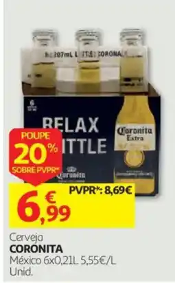 Auchan Cerveja Coronita promoção