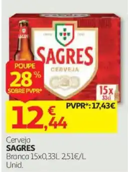 Auchan Cerveja Sagres promoção