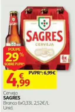 Auchan Cerveja Sagres promoção