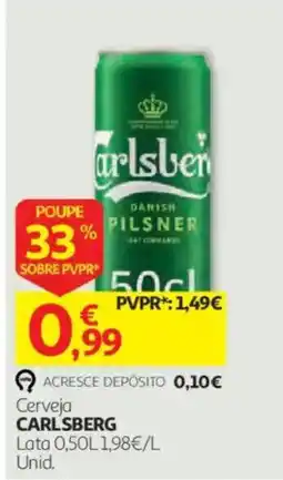 Auchan Cerveja Carlsberg promoção