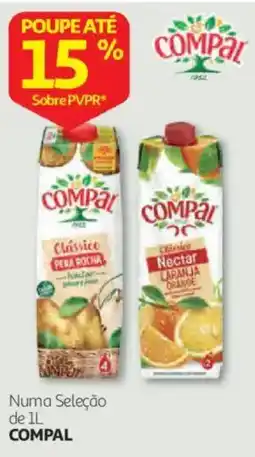 Auchan Compal nectar laranja promoção