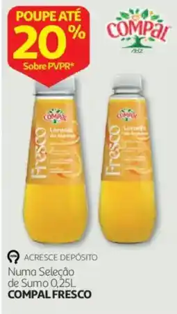 Auchan Compal fresco promoção