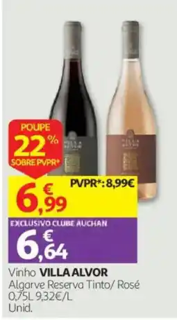 Auchan Vinho Villa Alvor promoção