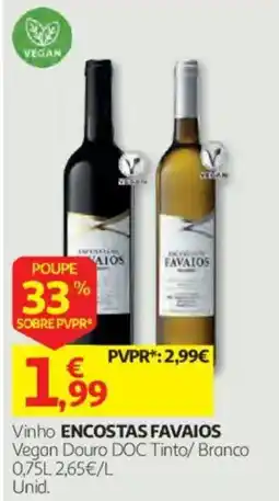 Auchan Vinho Encostas Favaios promoção