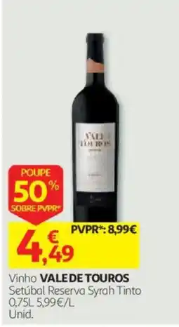 Auchan Vinho vale de touros promoção