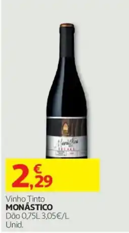 Auchan Vinho Tinto Monástico promoção