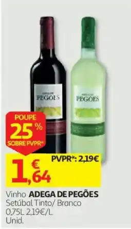Auchan Vinho ADEGA DE PEGÕES promoção