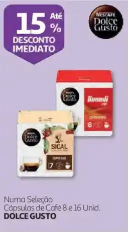 Auchan Cápsulas de Café Dolce Gusto promoção