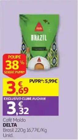 Auchan Café Moído Delta promoção